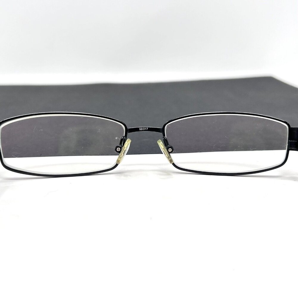 Guess Eyeglasses Frames GU1606 BLK Black Gray Rectangular 53-17-135 - Picture 4 of 11